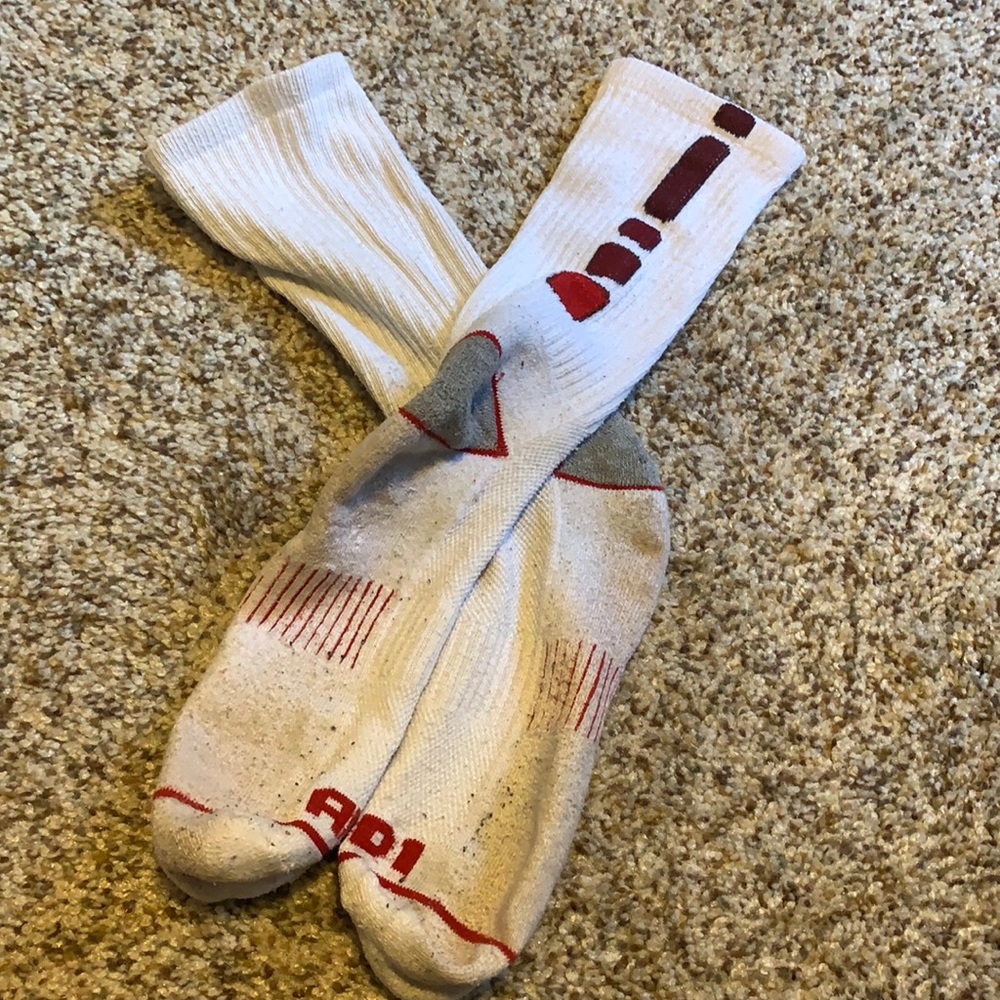 And1 Red Althetic Socks